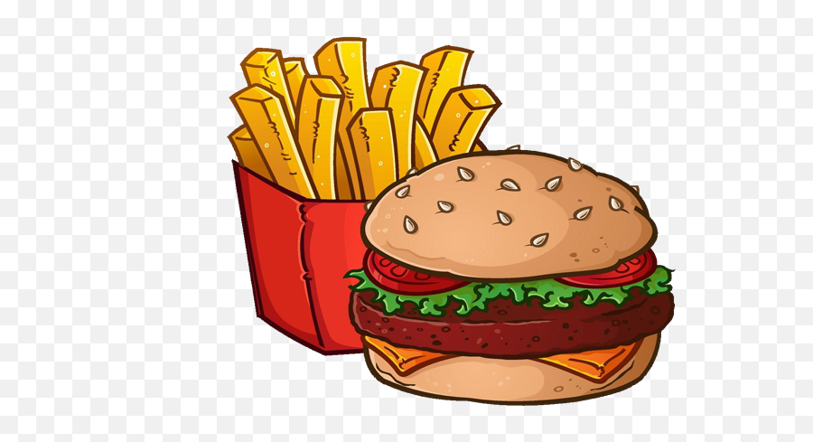 Library Of Hamburgers And Fries Clip Art Royalty Free Stock - Hamburger And Fries Clipart Emoji,French Fries Emoji