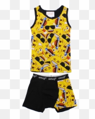 Set De Sous - Sleeveless Emoji,Emoji Robe