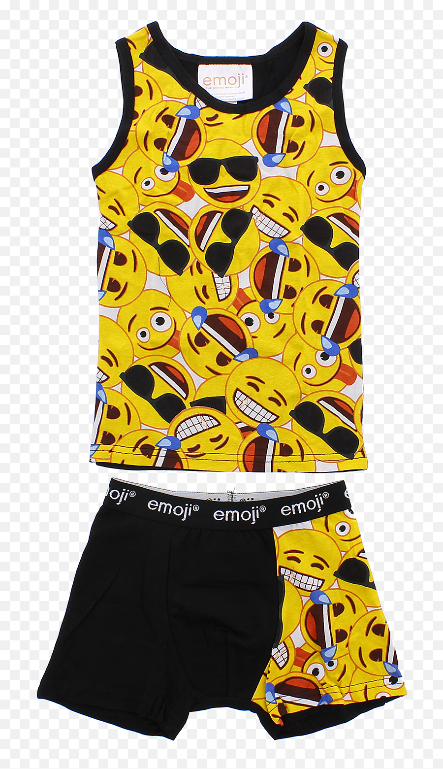 Set De Sous - Sleeveless Emoji,Emoji Robe