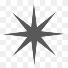 Simple Star Black and White Silhouette Free SVG File Emoji