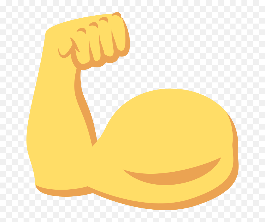 Emojione 1f4aa - Muscle Emoji,Hand Emoji