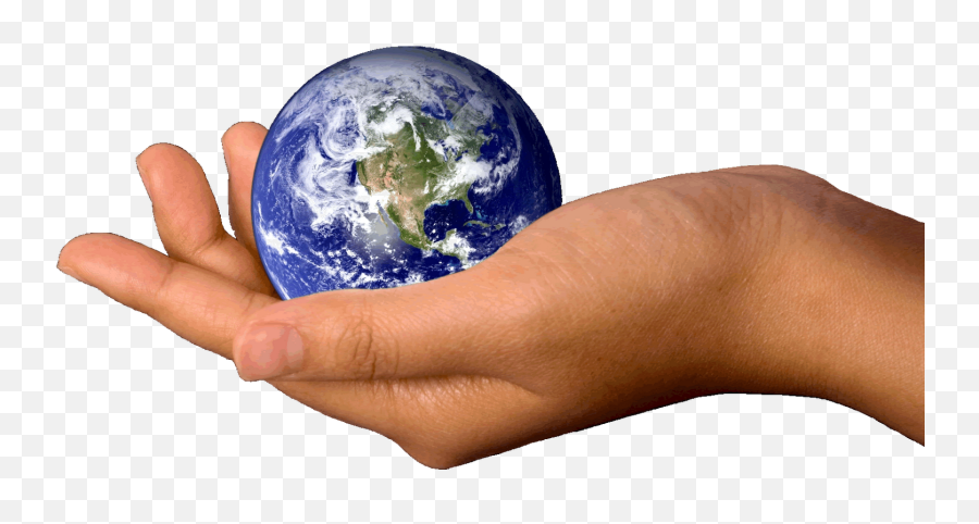 Earth In Hands Png Hand Image Free - Earth In Hands Png Emoji,Three Fingers Emoji