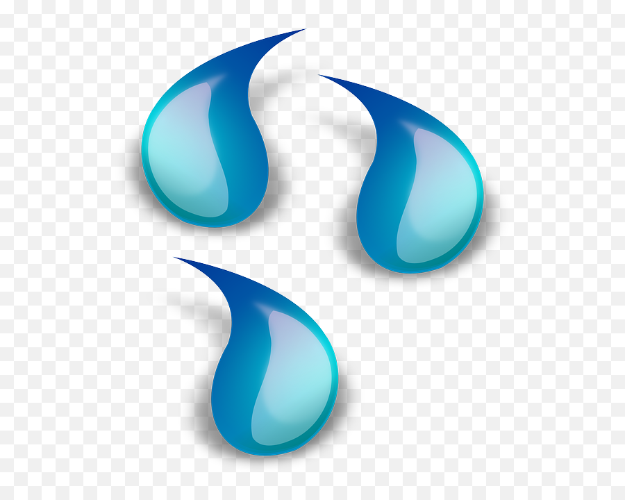 Tears Large Water Drop Pencil And In - Water Drops Clip Art Emoji,Water Drops Emoji