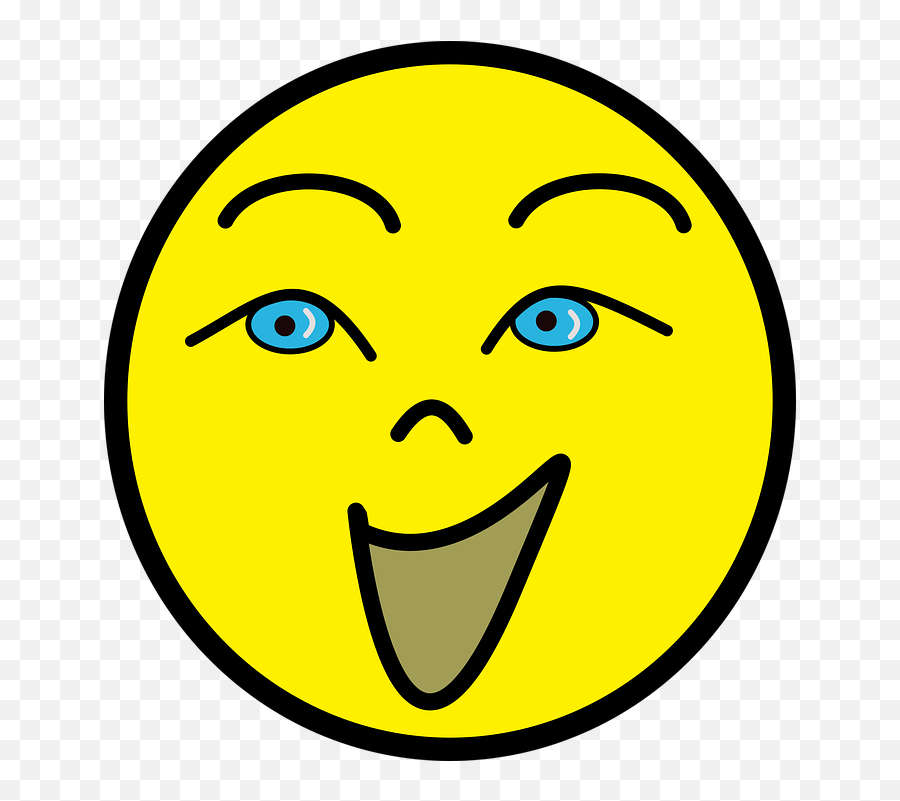 Smile Smiling Happy - Smiley Emoji,Tiger Emoticon