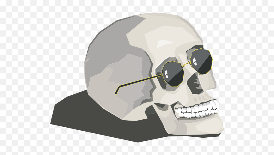 Skull Wearing Sunglasses - Skull Wearing Glasses Emoji,Sunflower Emoji