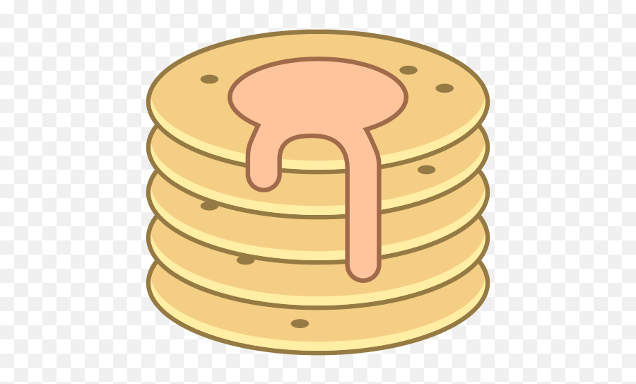 Pancake Clipart Png - Pancakes Cartoon Png Emoji,Crepe Emoji