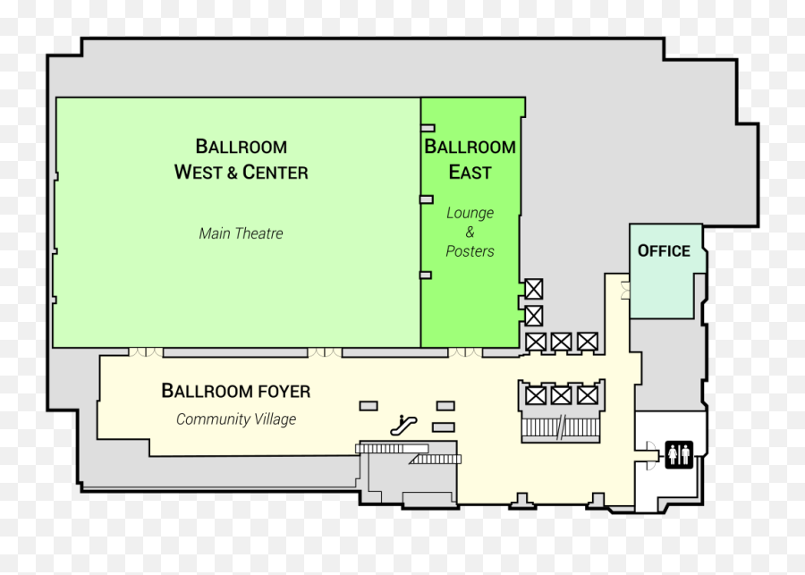 Wikimania 2017 Plan Level 4 En - Floor Plan Emoji,Emoji Level 44