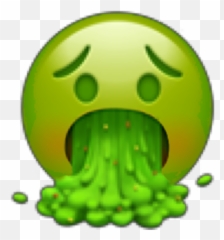 Disgusted Emoji Ios - Vomit
