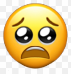 Eemoji Emoji Emojiremix Scared Onelastchance Onelasttim - Crybaby Emoji,Scared Face Emoji