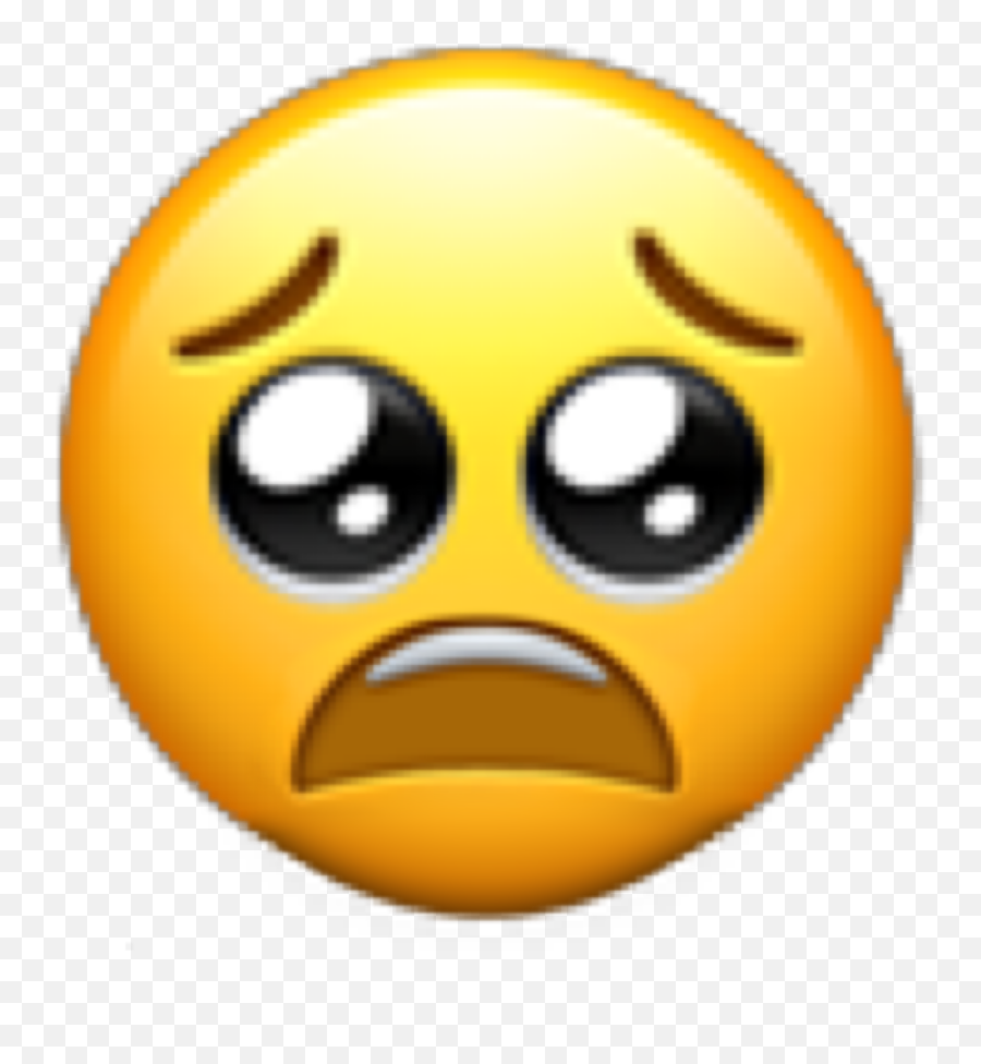 Eemoji Emoji Emojiremix Scared Onelastchance Onelasttim - Crybaby Emoji,Scared Face Emoji