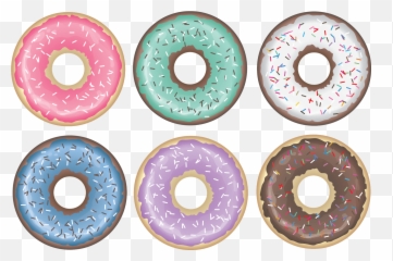 Donut Clipart Tumblr - Transparent Background Free Donut Clipart Emoji,Emojios