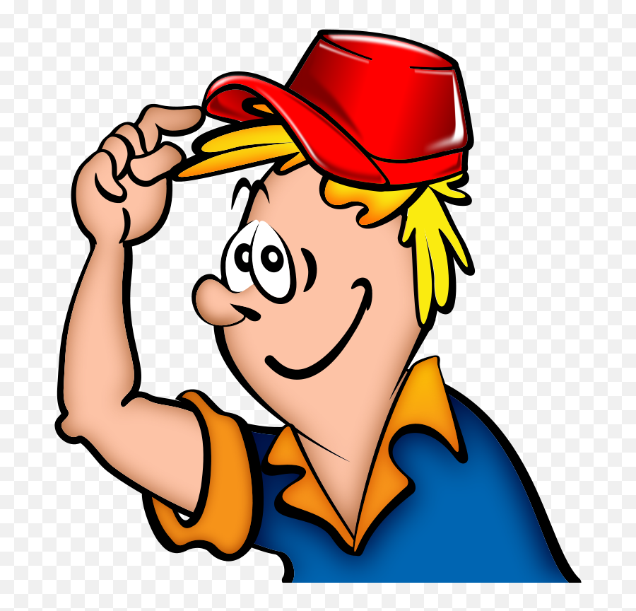 Cap On Head Clipart - Man In Hat Clip Art Emoji,Dunce Cap Emoji