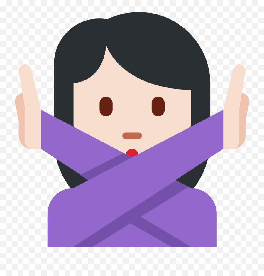 Twemoji2 1f645 - Meaning Emoji,Shrug Emoji