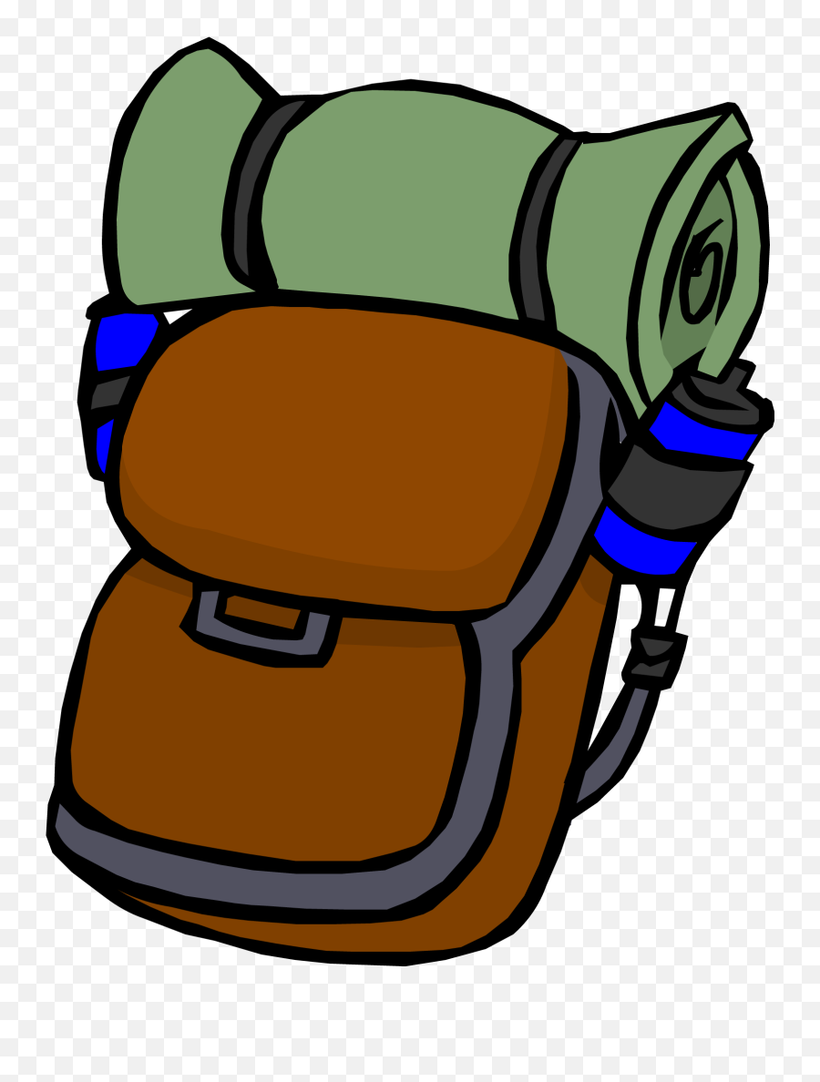 Hiking Backpack Clipart - Backpack Camping Clipart Emoji,Hike Emoji