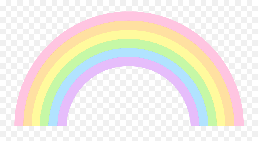 Pastel Unicorn Rainbow Clipart - Pastel Rainbow Clipart Emoji,Rainbow Unicorn Emoji