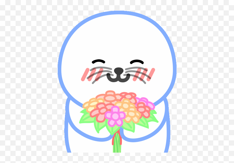 White Seal Nora - Fictional Character Emoji,Seal Emoji