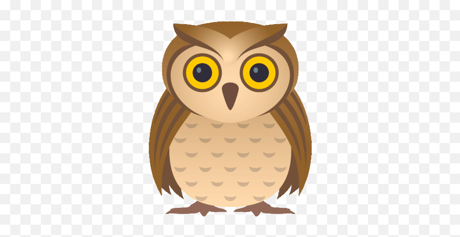 Owl Joypixels Gif - Owl Joypixels Looking Discover U0026 Share Animated Transparent Owl Gif Emoji,Staring Emoji