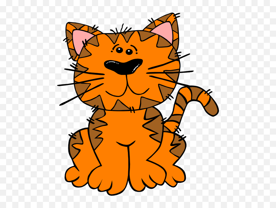 Little Red Hen Cat - Clip Art Library Cartoon Cat Transparent Background Emoji,Grey Cat Emoji