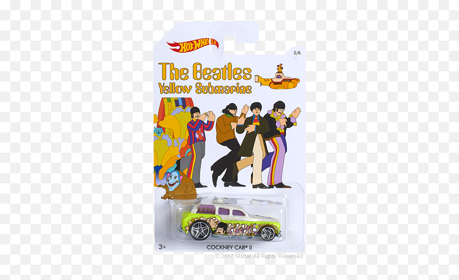 Hw The Beatles Yellow Submarine Series - Hot Wheels The Beatles Yellow Submarine Fast Felion Emoji,Submarine Emoji