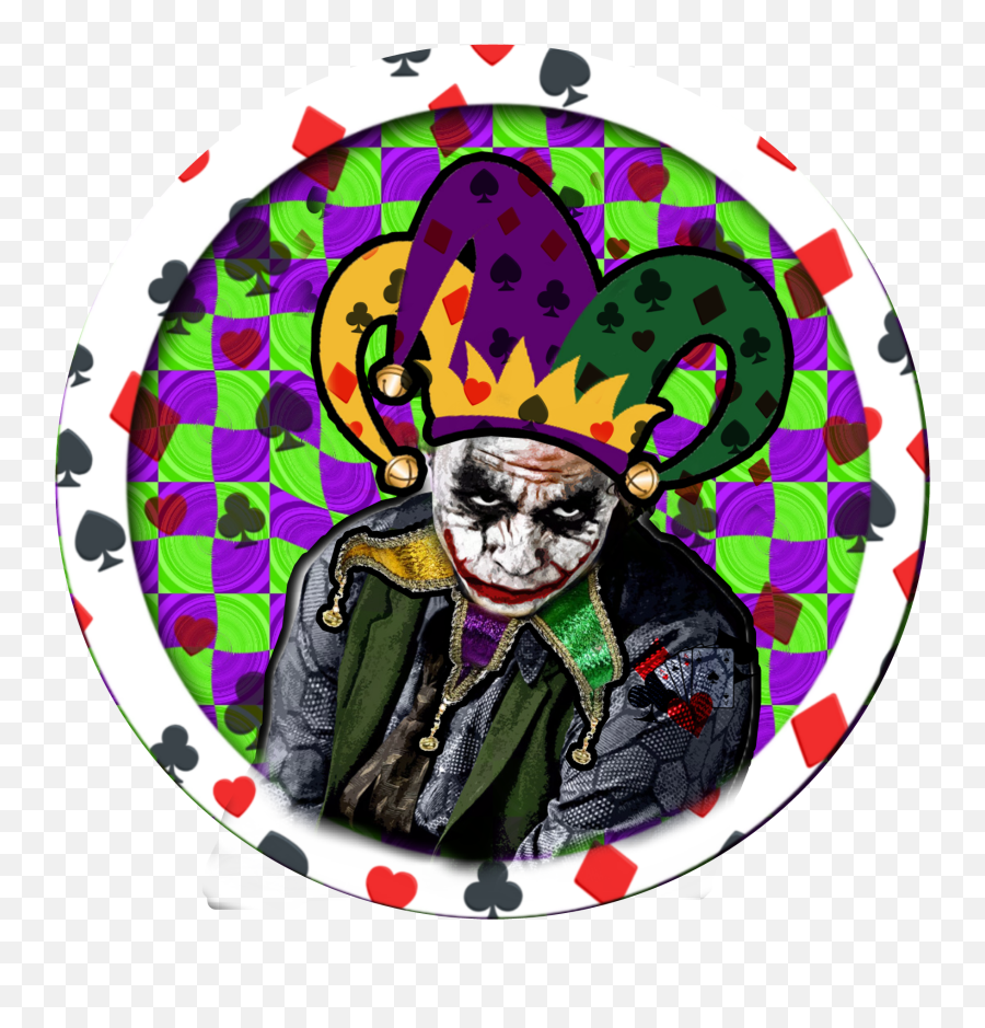 Joker Jester Logo Clown 2020 Picsart Sticker By Joker - Heath Ledger Joker Emoji,Jester Emoji