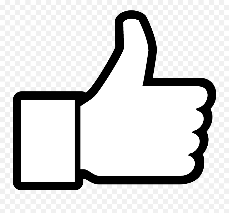Thumbs Up Facebook Logo Png Transparent - White Thumbs Up Icon Emoji,Thums Up Emoji