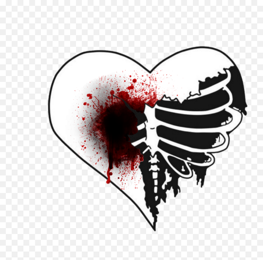 Broken Heart Picsart - Automotive Decal Emoji,Heart Emoji Edits