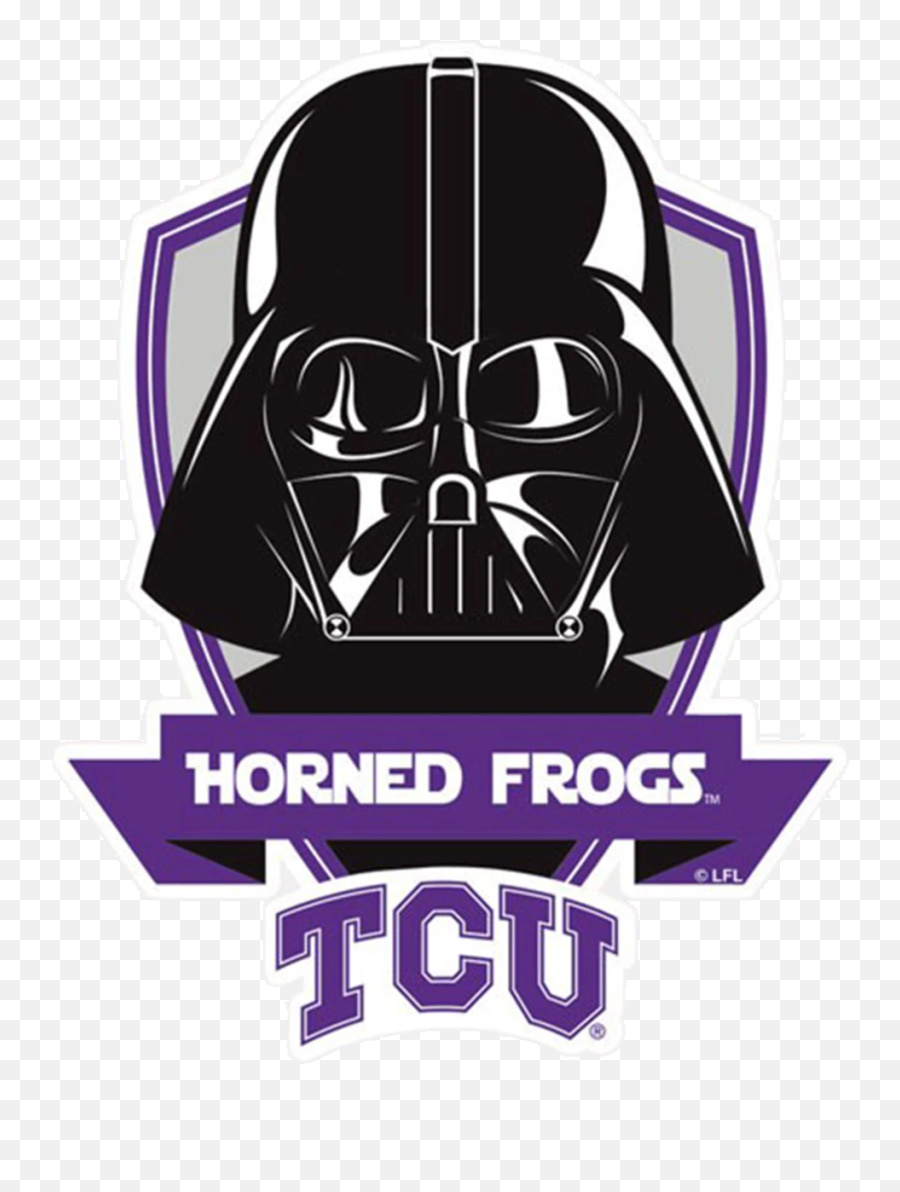 Tcu Horned Frogs Darth Vader Star Wars Logo Perfect Cut Decal Colored - Darth Vader Emoji,Hokie Emoji