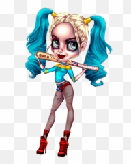Girl Cartoon Funny Artwork Cute - Harley Quinn Emoji