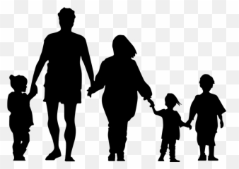 Holding hands Family Silhouette Clip art - png Transparent Art Emoji