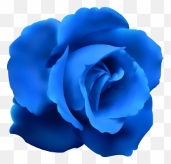 Library Of Free Blue Flower Clip Png - Transparent Background Rose Clipart Emoji