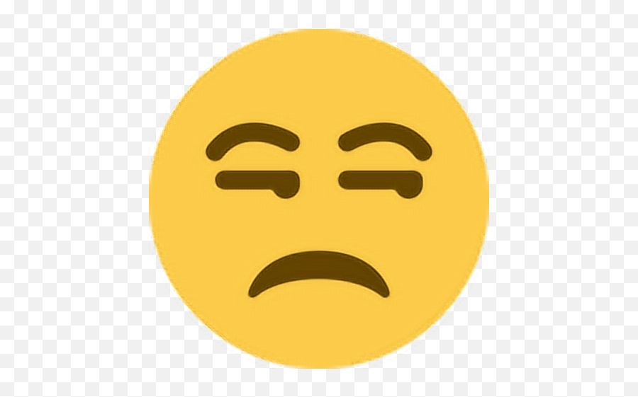 Angry Pissed Annoyed Unhappy Upset Emoji Emoticon Face - Unamused Emoji Discord,Upset Emoji