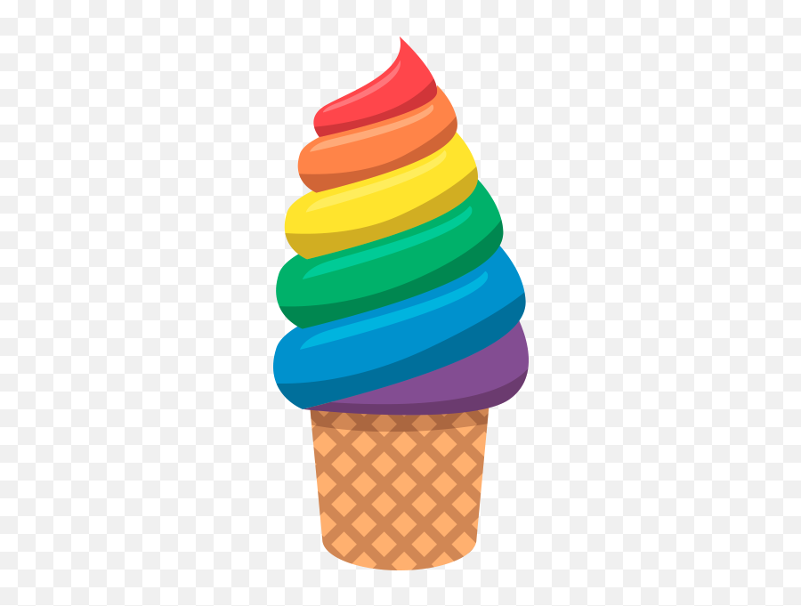 Gayji - Gay Pride Ice Cream Clipart Emoji,Pride Emoji