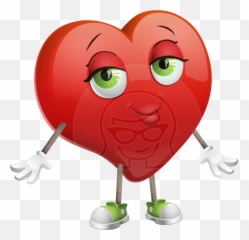 Heart Character Animator Puppet - Animated Heart Cartoon Emoji,Nazar Emoji