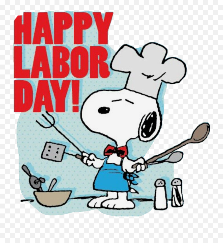 Snoopy Grill Laborday Freetoedit - Cute Labor Day Clipart Emoji,Labor Day Emoji