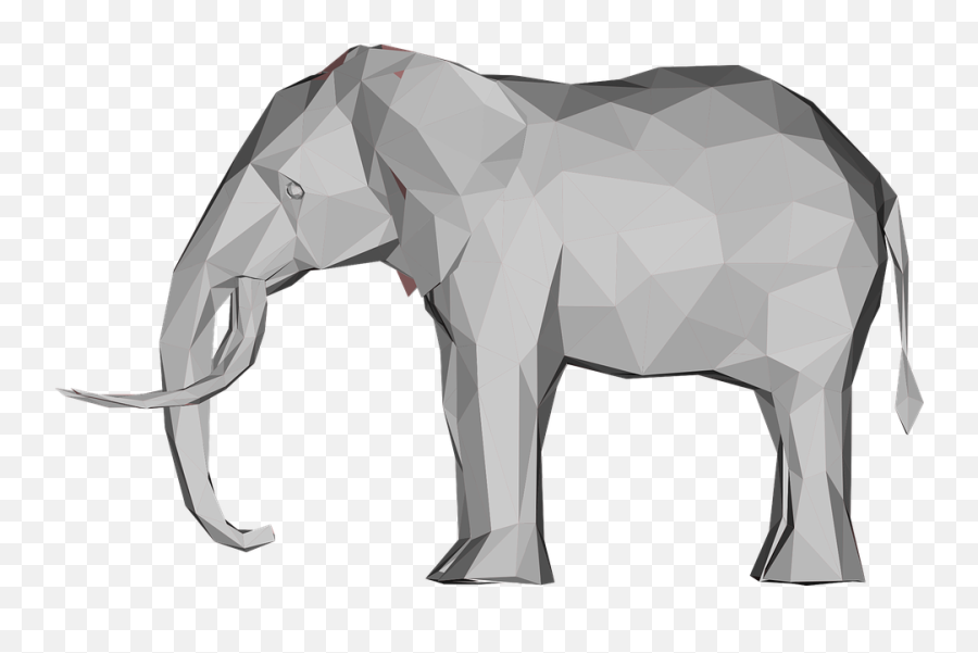 Free 3d Sphere Vectors - Low Poly Elephant Png Emoji,Diamond Emoji