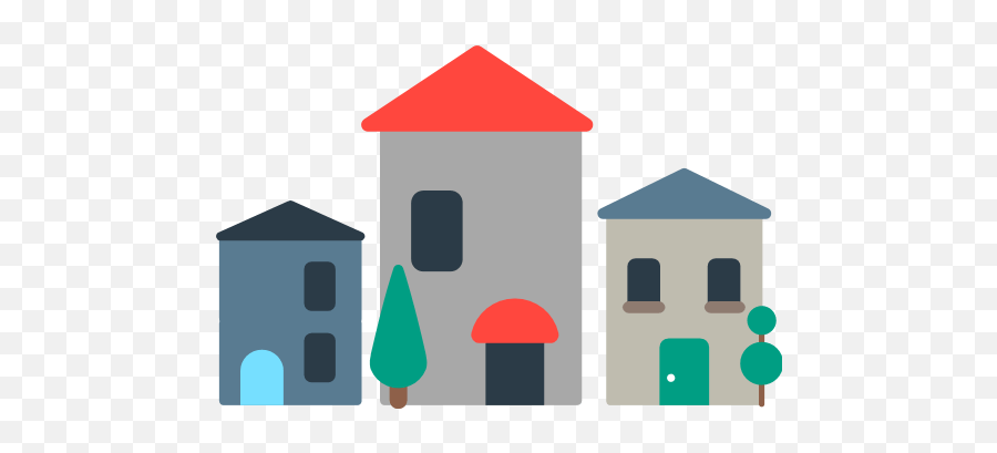 House Buildings Emoji For Facebook Email Sms - Emoticon House,House Emoji