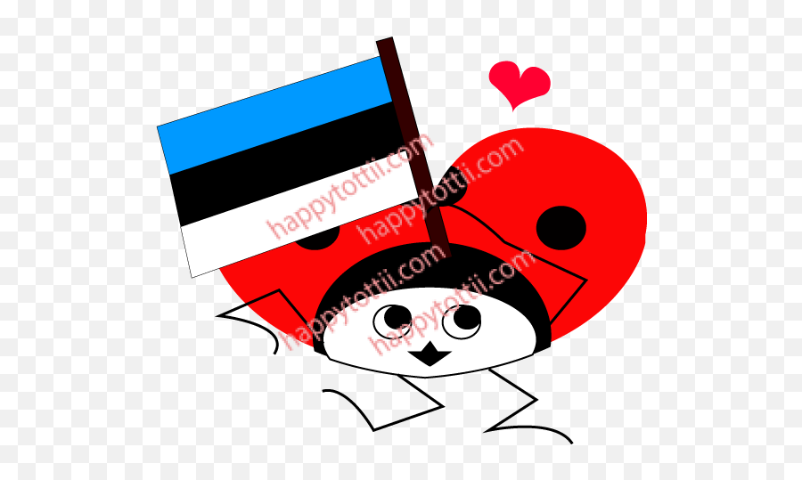 Flagestonia - Cartoon Emoji,Estonia Flag Emoji