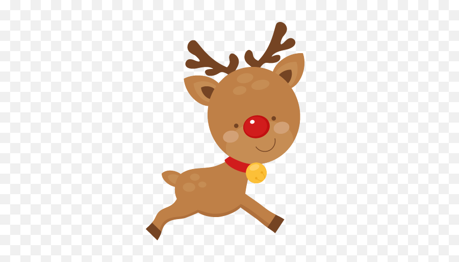 1281 Christmas Reindeer Free Clipart - Cute Reindeer Clipart Emoji,Reindeer Emoji