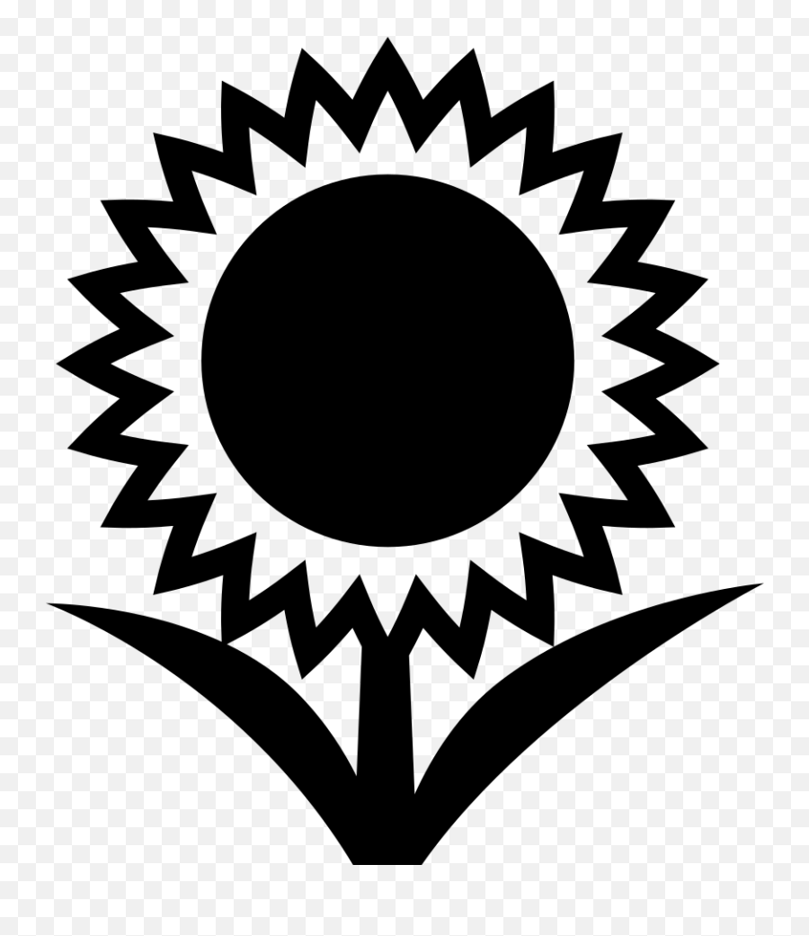 Emojione Bw 1f33b - Native American Quill Boxes Emoji,Sunflower Emoji