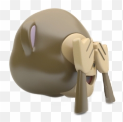 Monkey 3d 3dmodel 3demoji 3demojimodel Model Emoji Monk - Figurine,Binoculars Emoji