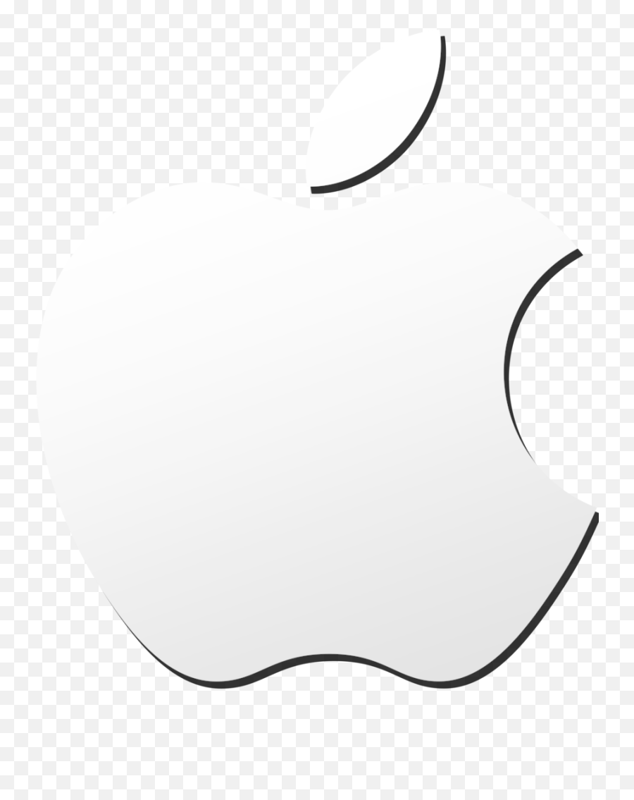 White Apple Logo Png Picture - Transparent Apple Icon Png Emoji,Iphone Logo Emoji