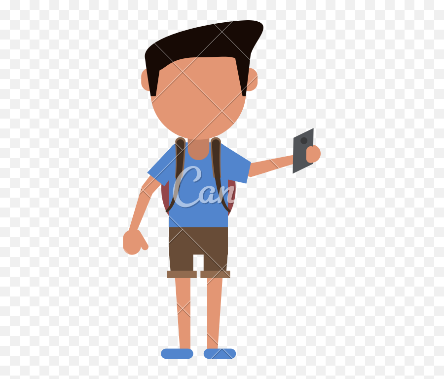 Clip Art Man Tourist Passport Icons - Tourist Avatar Icon Emoji,Tourist Emoji