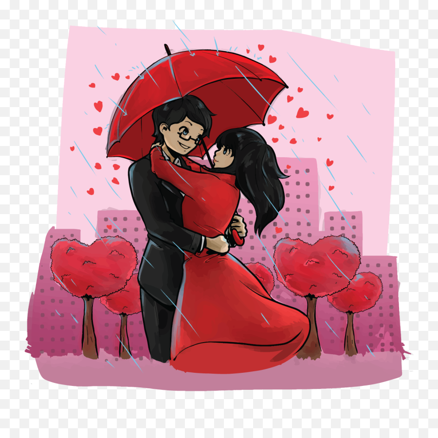 Creatures In Love Vector Illustration - Download Free Hug Day Wishes For Husband Emoji,Heart Eyes Emoji Copy And Paste