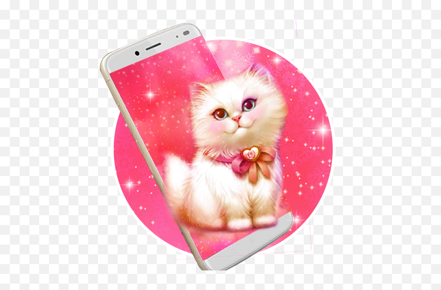 Amazoncom Kawai Cute Kitty Live Wallpaper Appstore For - Cute Wallpapers For Mobile Phones Emoji,Kitty Emojis