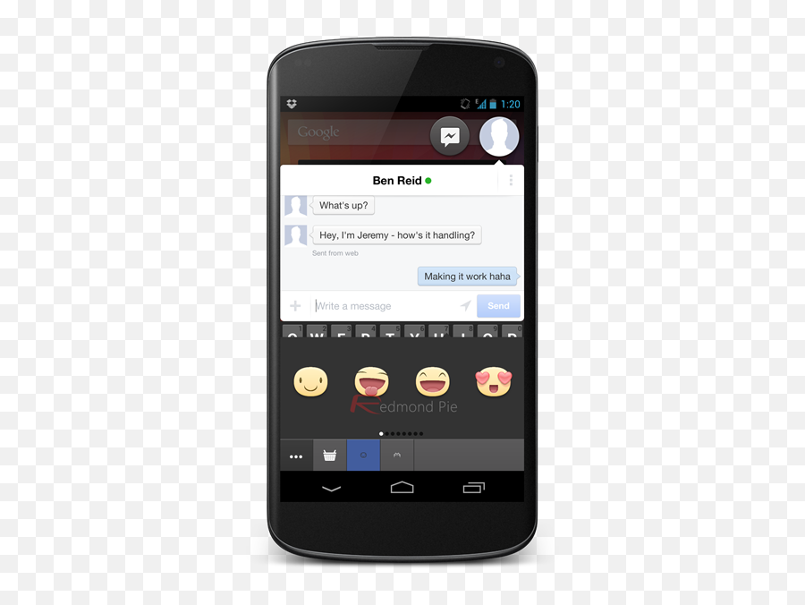 Enable Stickers On Facebook Messenger For Android With This - Iphone Emoji,How To Get Emojis On Galaxy S4