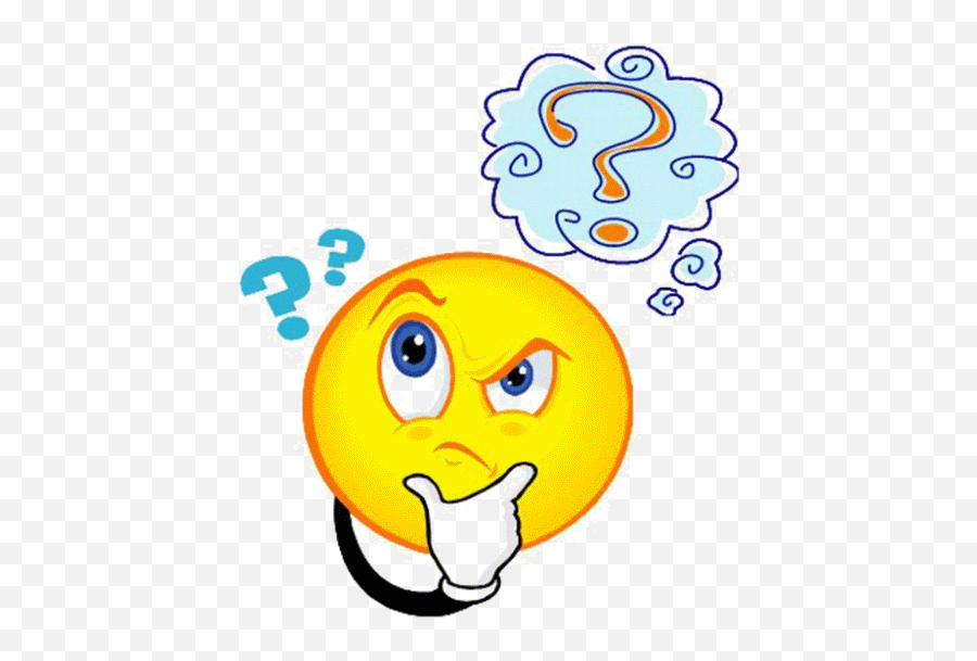 Emoticon Thinking - Twoj Doktor Don T Understand Smiley Emoji,Thinking ...