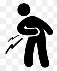 Transparent Abdominal Pain Clipart - Stomach Emoji