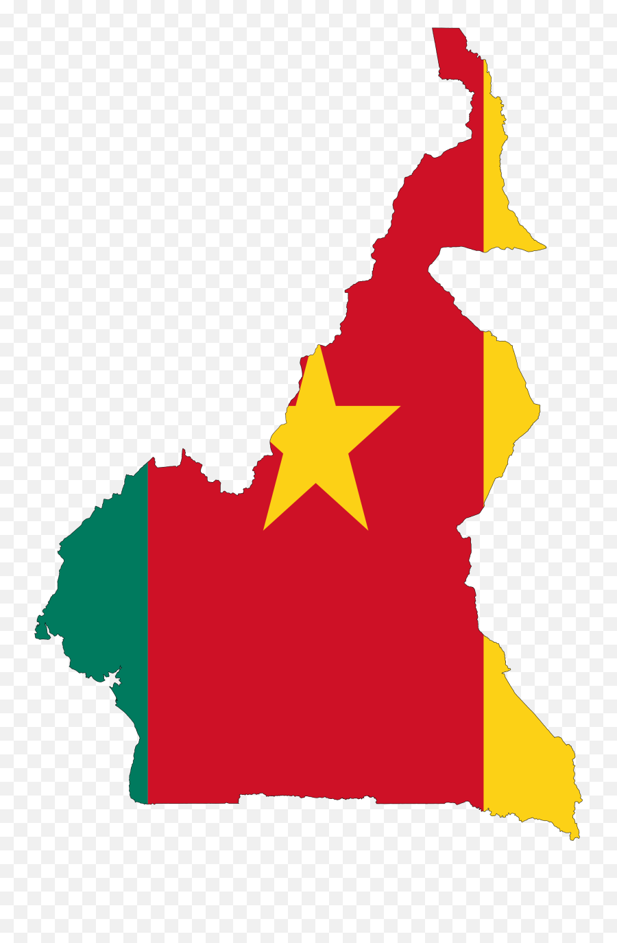 Cameroon Flag Map - Cameroon Country With Flag Emoji,Ghanaian Flag Emoji