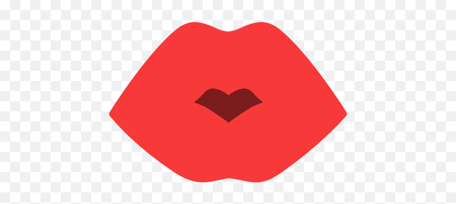 Simple Kiss Lips Flat - Transparent Png U0026 Svg Vector File Marrakesh Emoji,Blow A Kiss Emoji