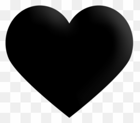 Black Heart Png - Heart Logo Black And White Emoji,A Black Heart Emoji